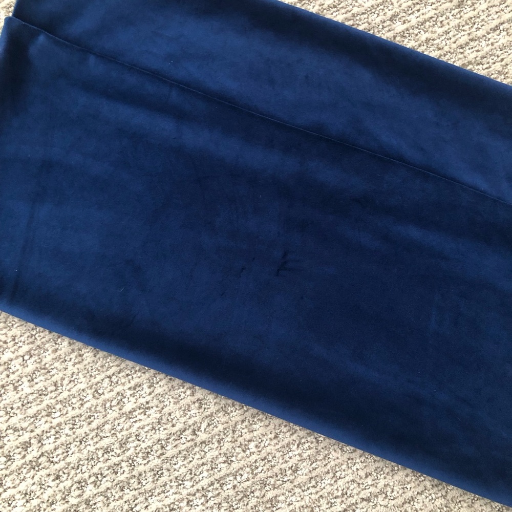 2 Navy Blue Euro Pillow Covers - Picture 4 of 5